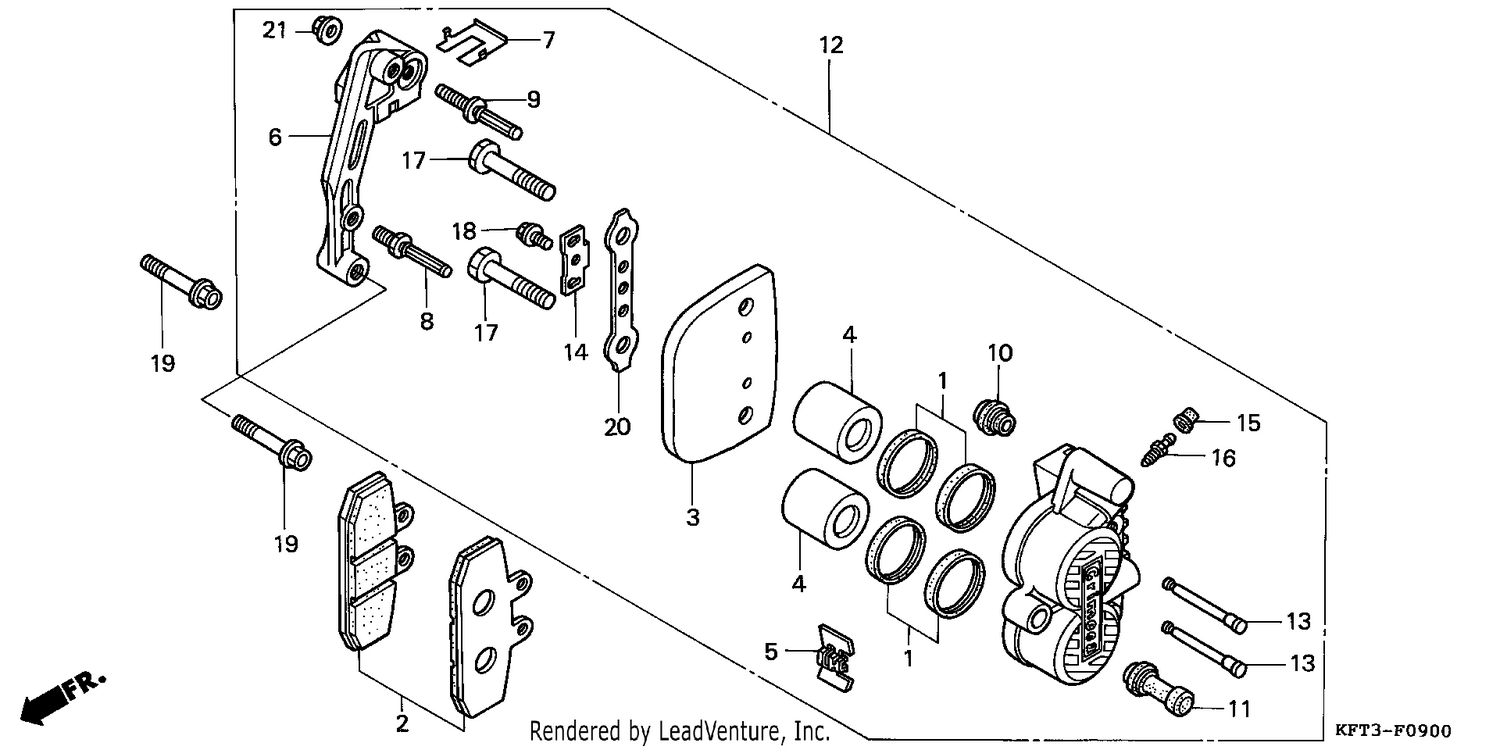 FRONT BRAKE CALIPER