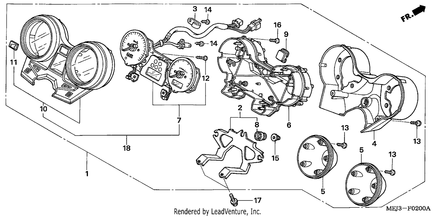 METER (CB1300/A/F/F1)