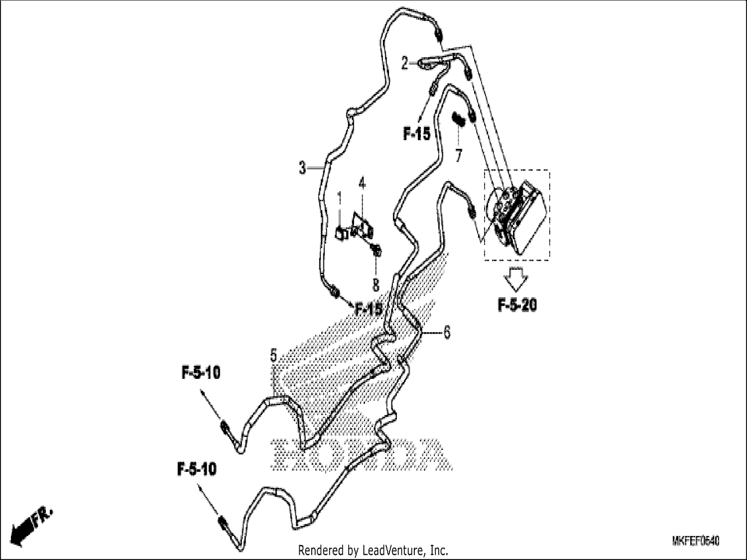  40 BRAKE PIPE
