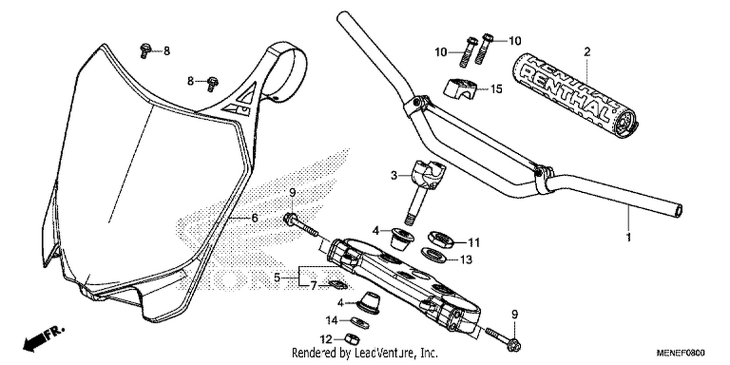  HANDLE PIPE/TOP BRIDGE
