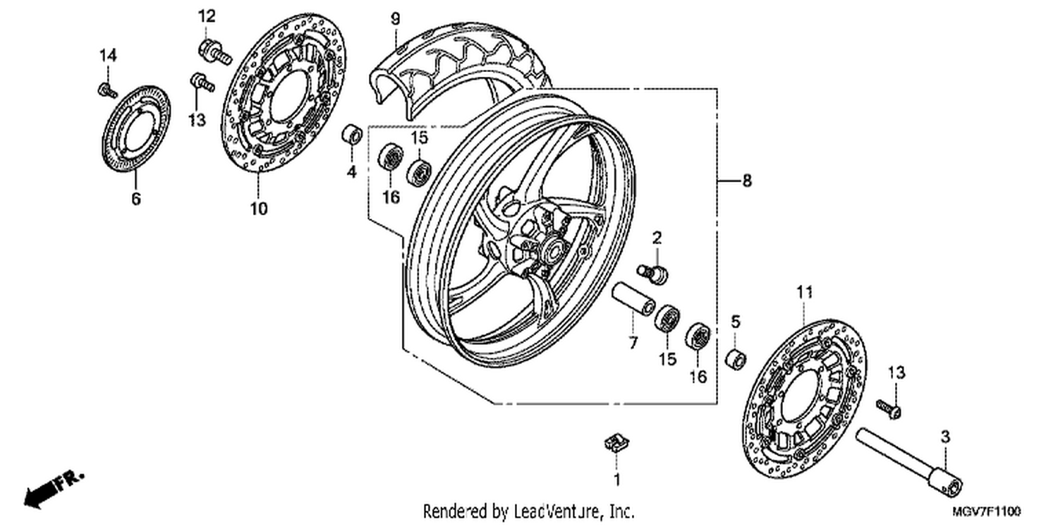  FRONT WHEEL