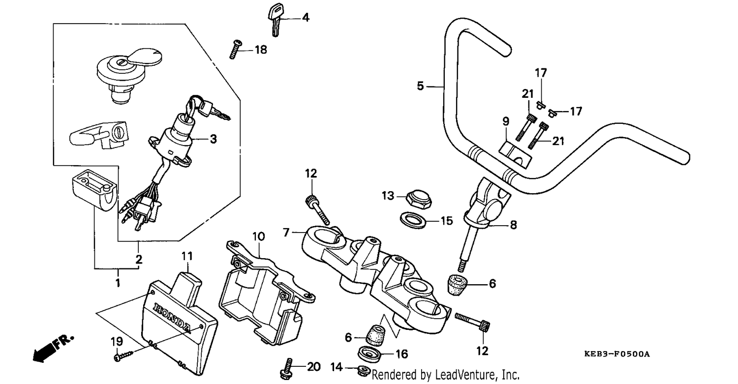 HANDLE PIPE/TOP BRIDGE