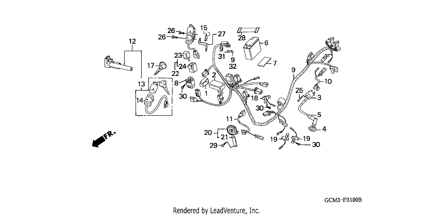 WIRE HARNESS/BATTERY