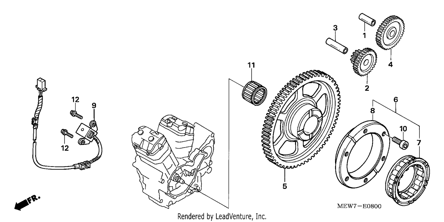 PULSE GENERATOR/ STARTING CLUTCH