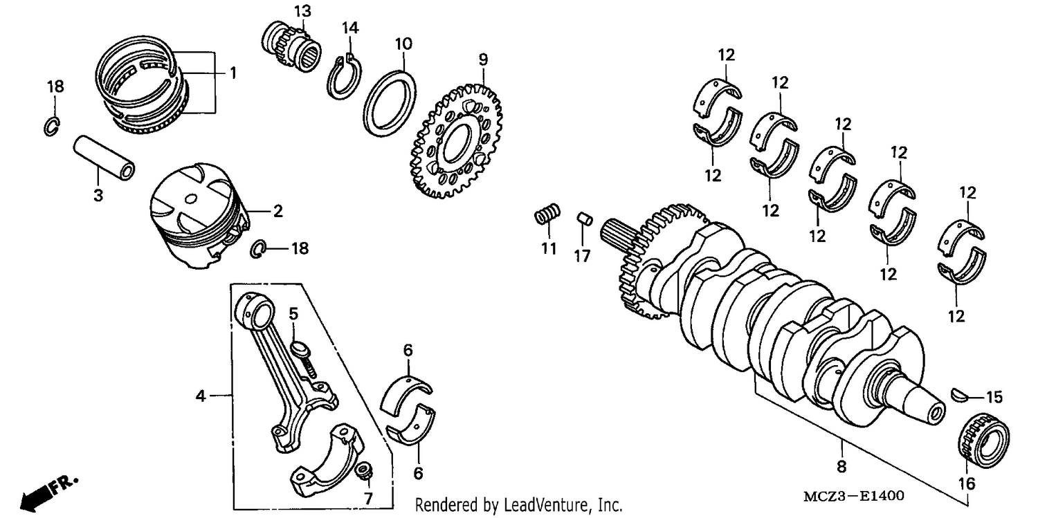 CRANKSHAFT/PISTON