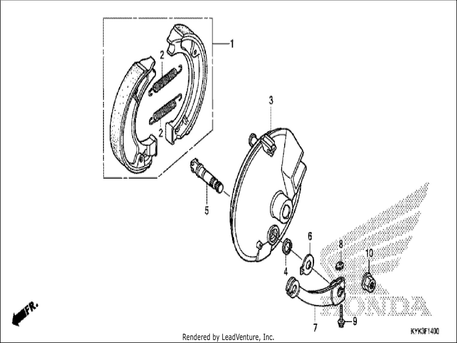  FRONT BRAKE PANEL