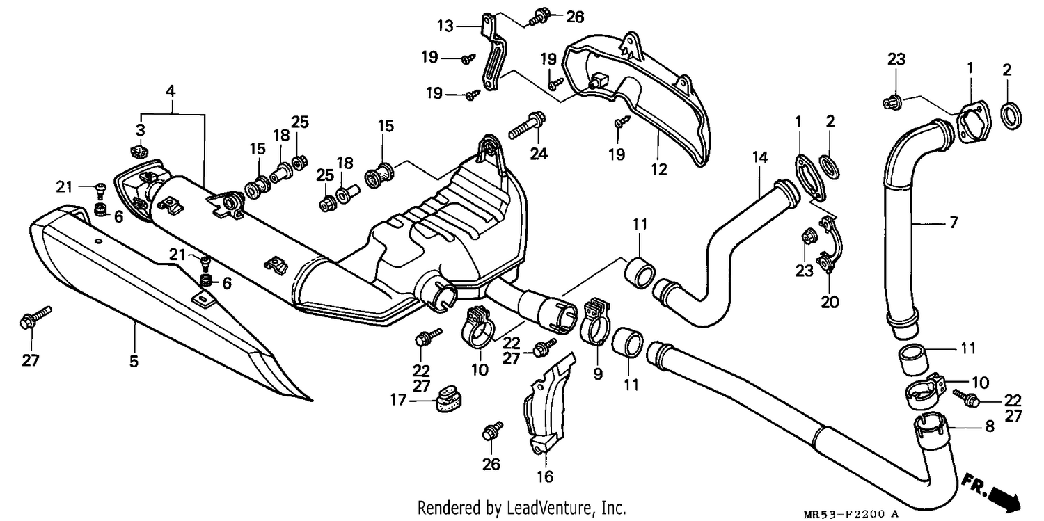 EXHAUST MUFFLER