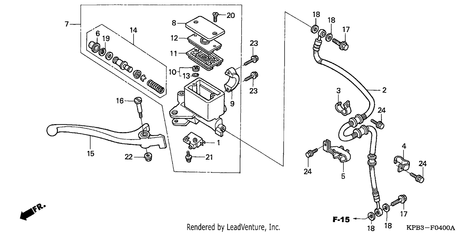 FR. BRAKE MASTER CYLINDER (NSS2501/2)