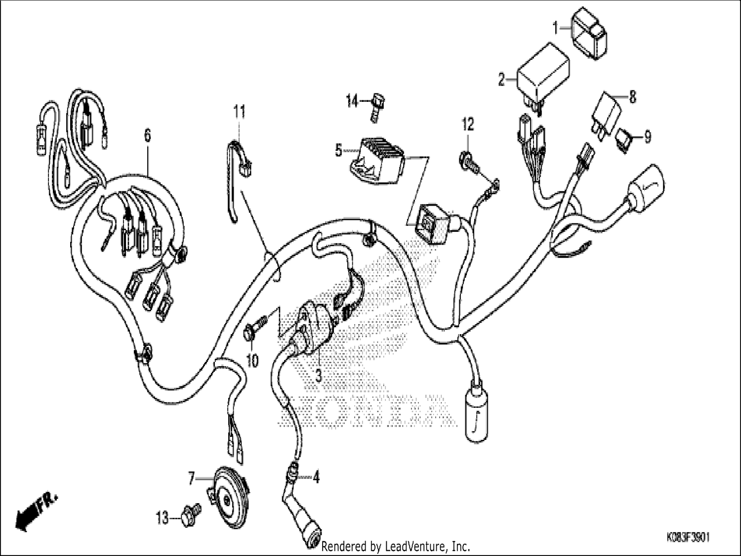  1 WIRE HARNESS (2)