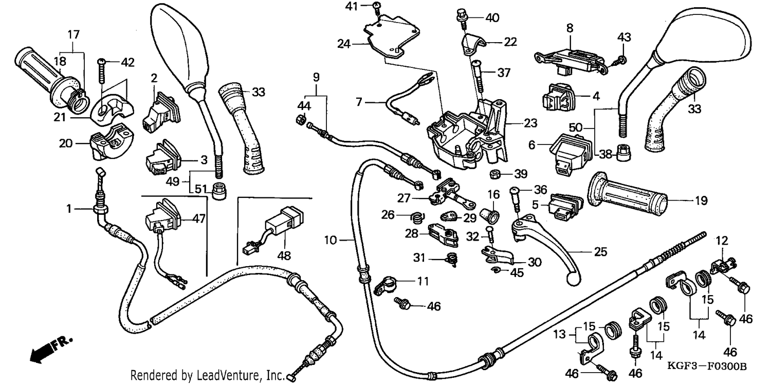 HANDLE LEVER/SWITCH/CABLE