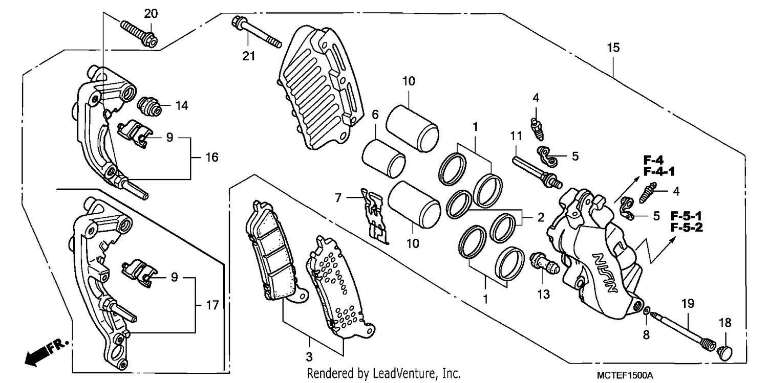 FRONT BRAKE CALIPER