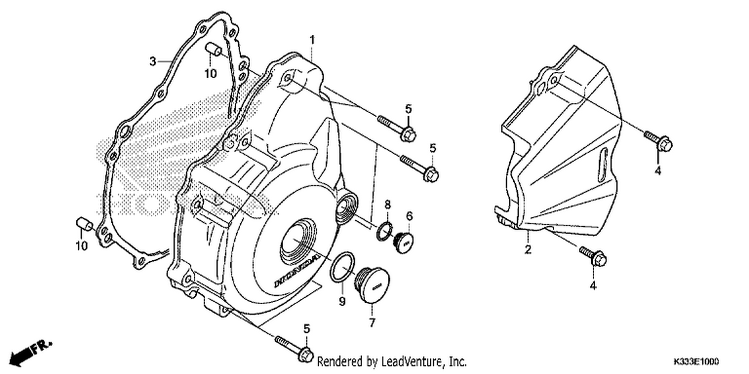  LEFT CRANKCASE COVER