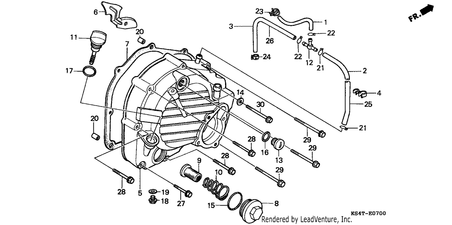 RIGHT CRANKCASE COVER