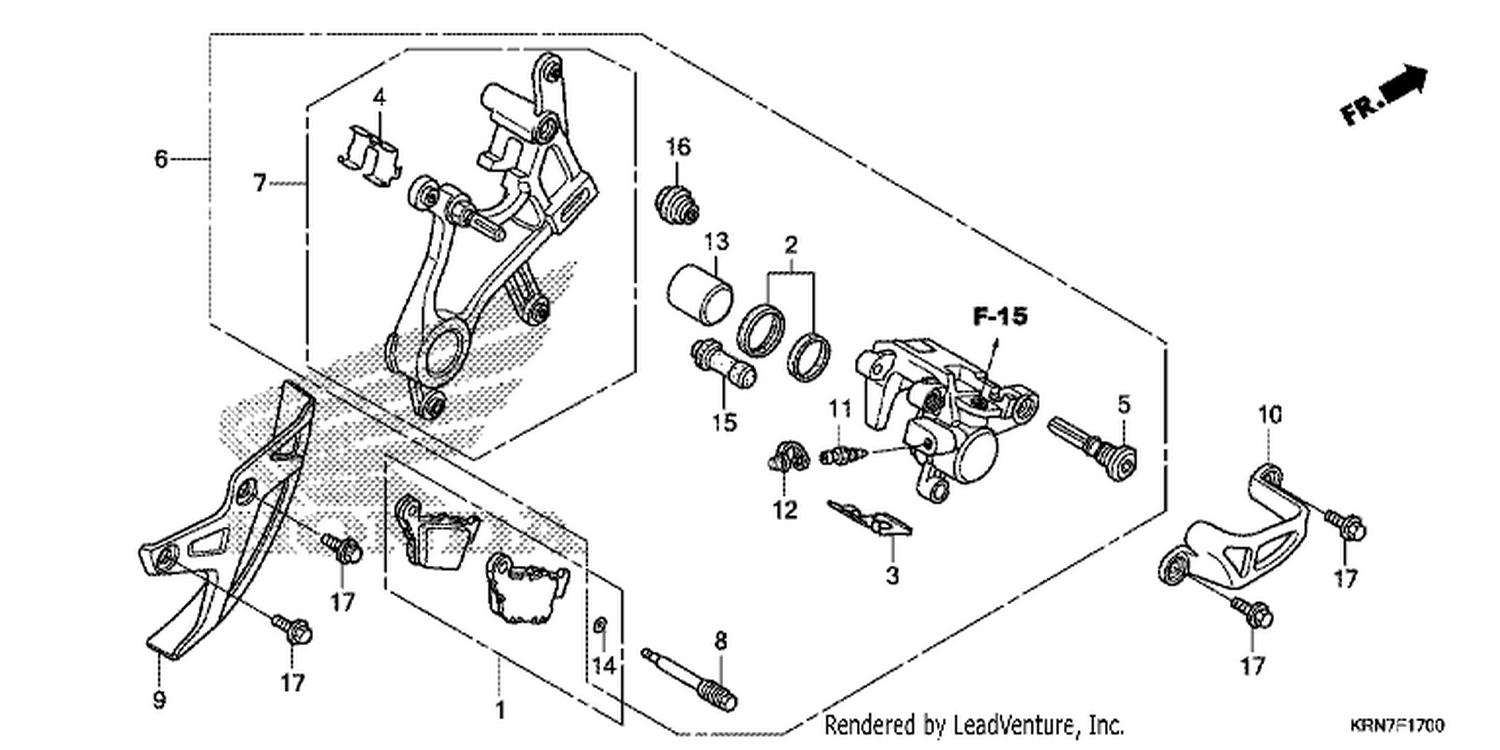  REAR BRAKE CALIPER