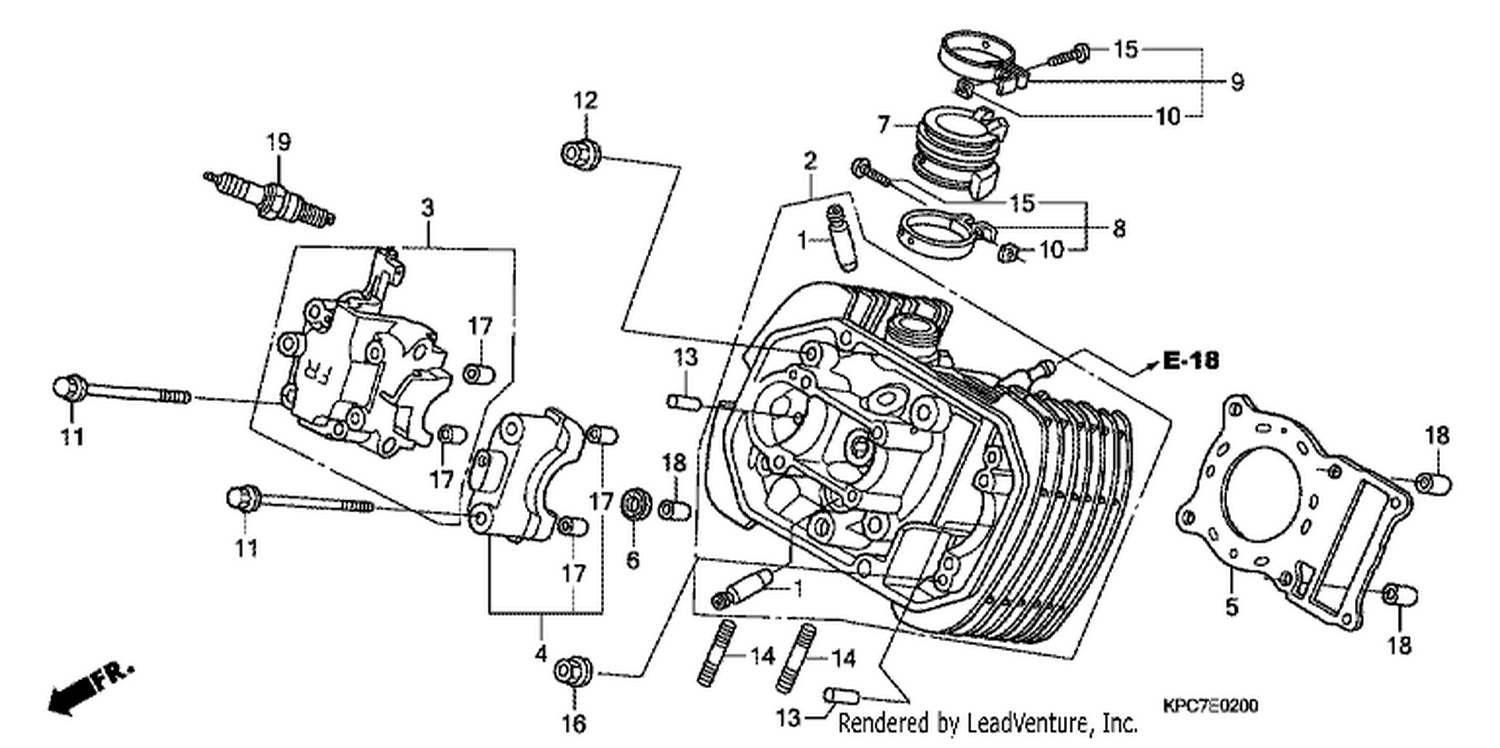  FRONT CYLINDER HEAD