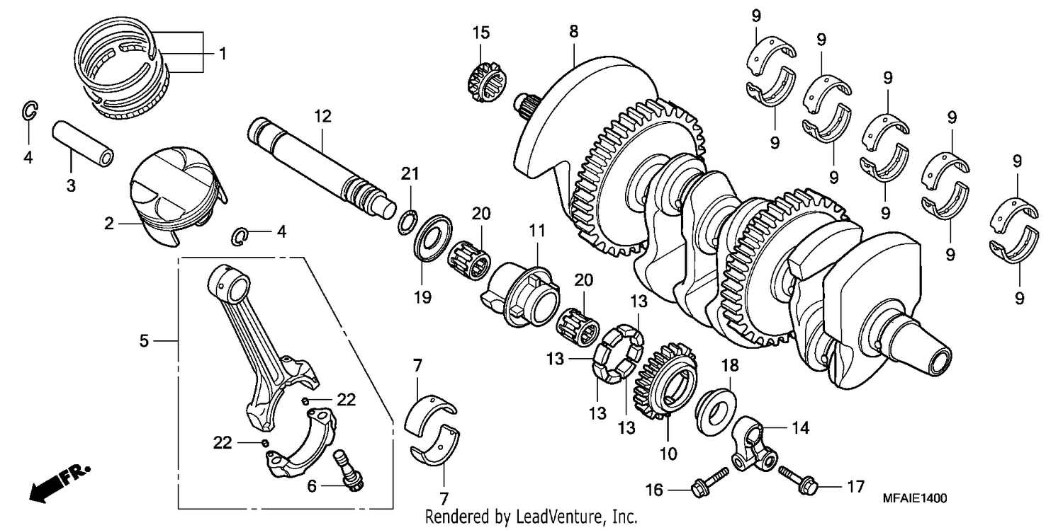 CRANKSHAFT/PISTON