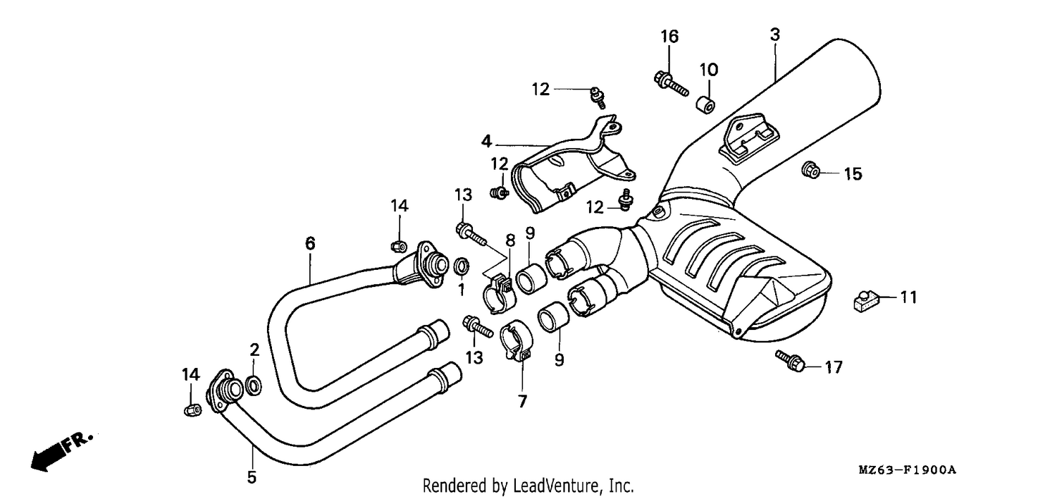 EXHAUST MUFFLER