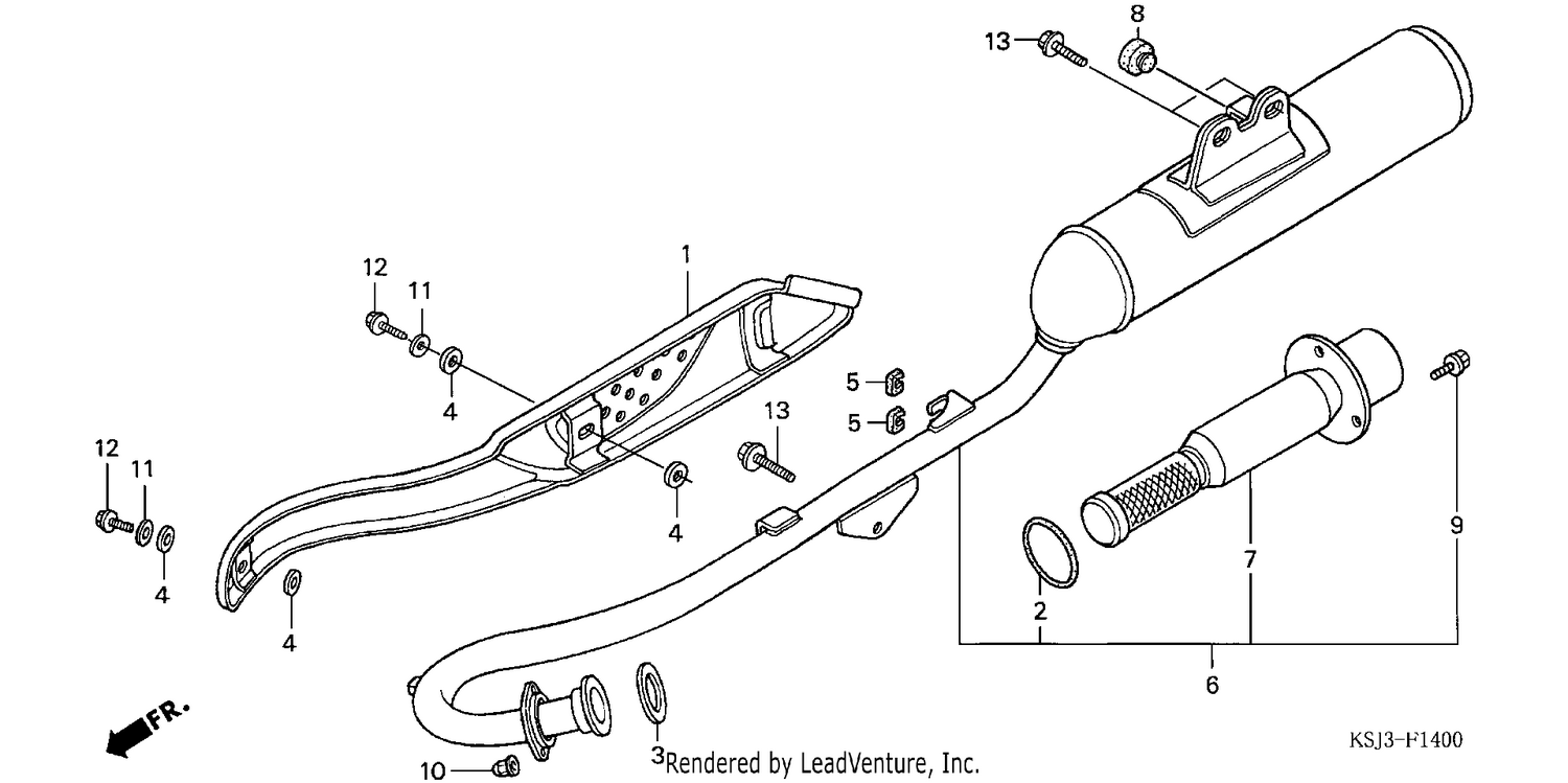 EXHAUST MUFFLER