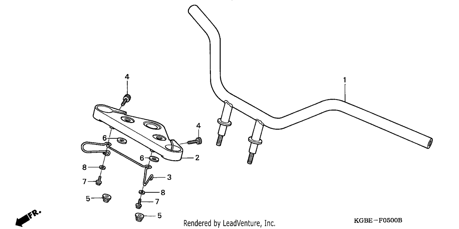 HANDLE PIPE/TOP BRIDGE