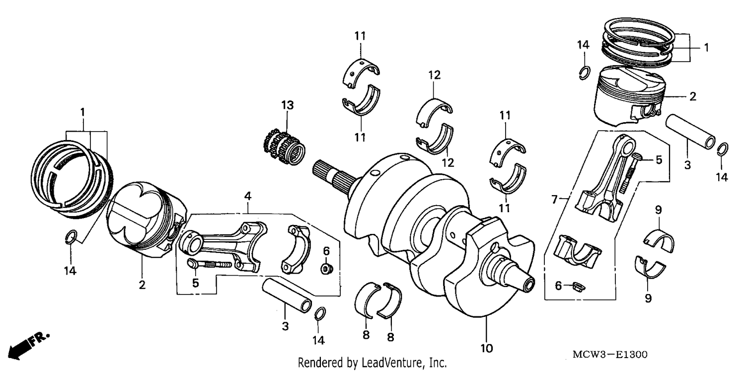 CRANKSHAFT/PISTON