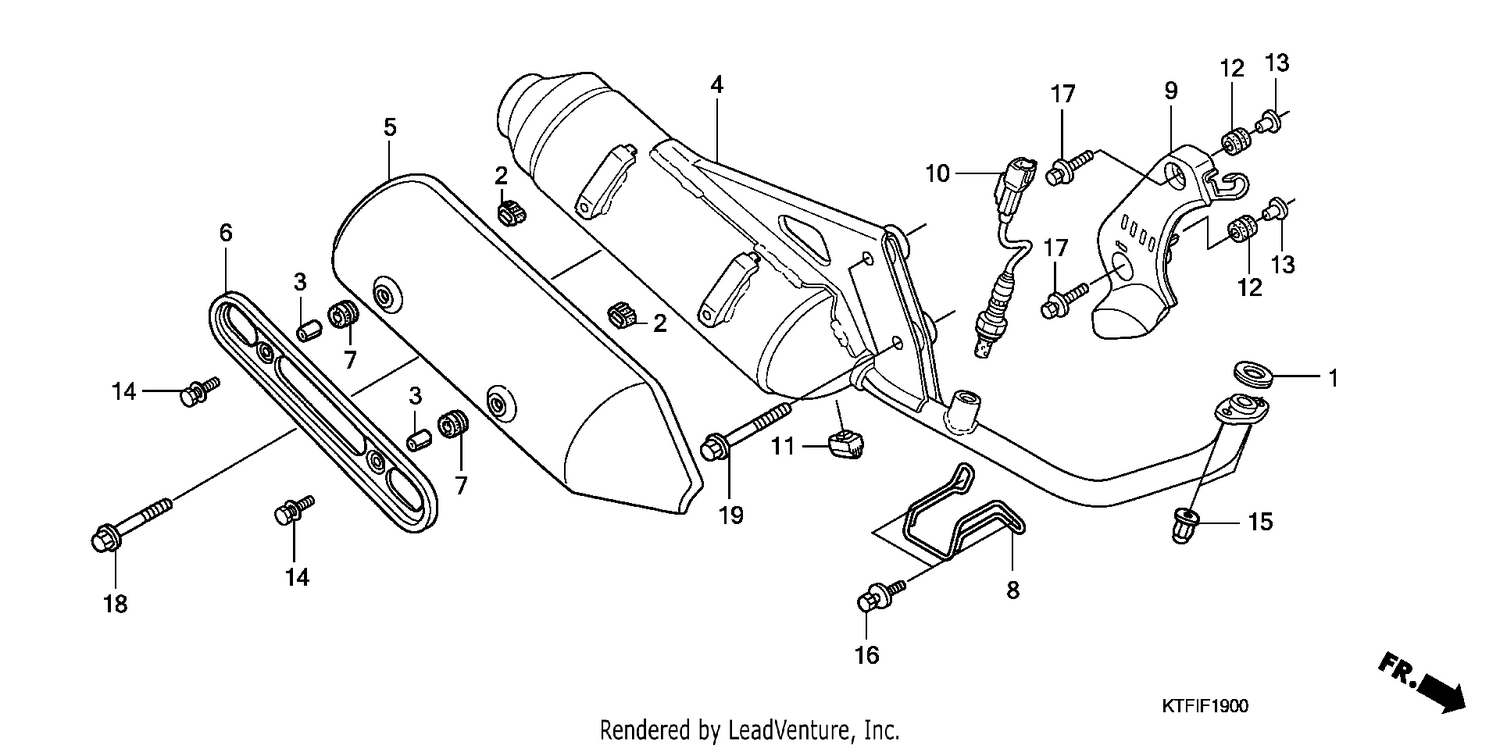 EXHAUST MUFFLER