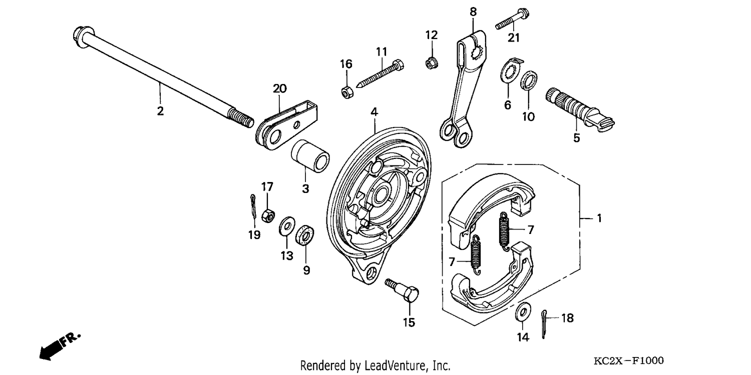 REAR BRAKE PANEL