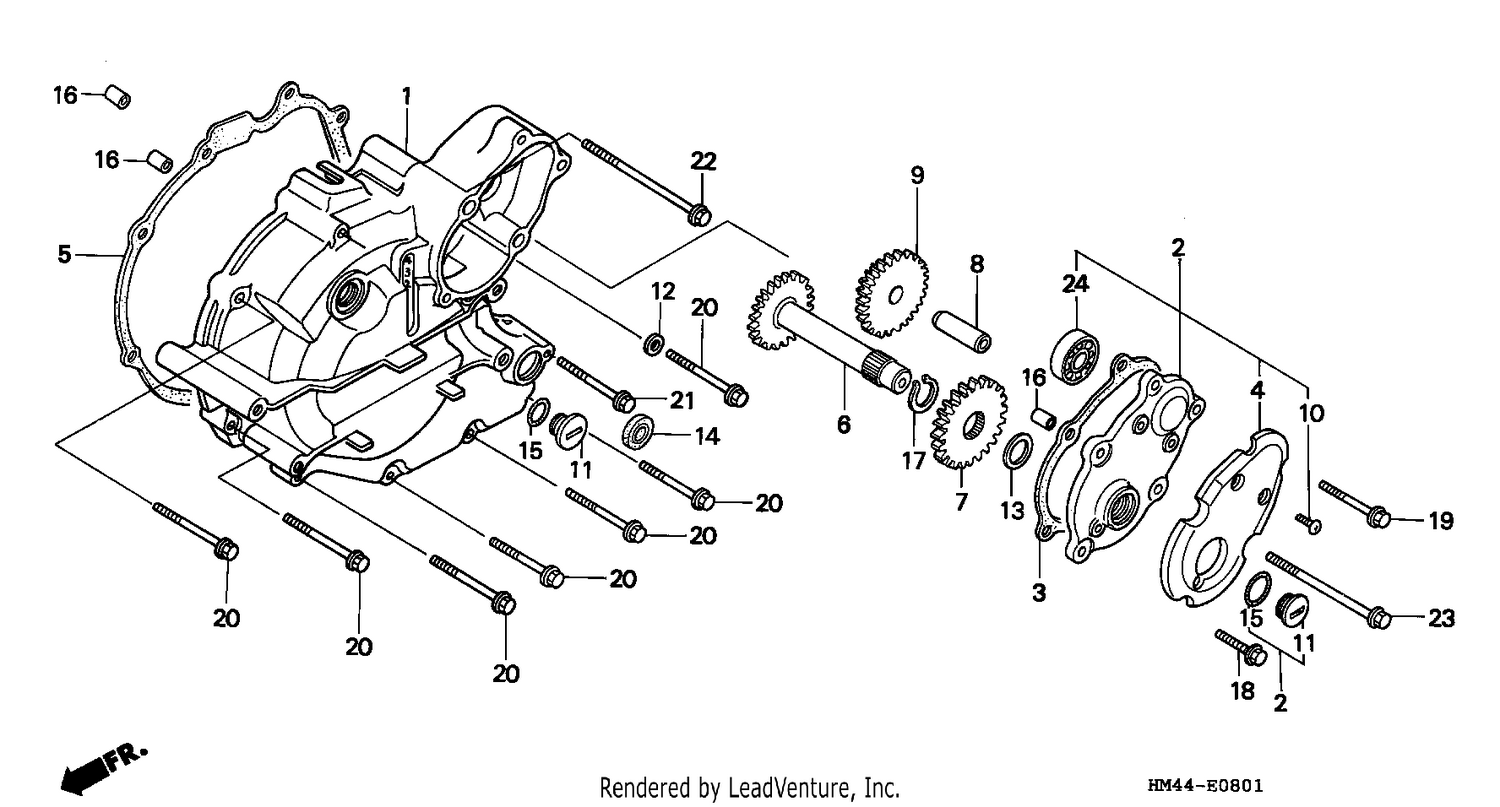 LEFT CRANKCASE COVER