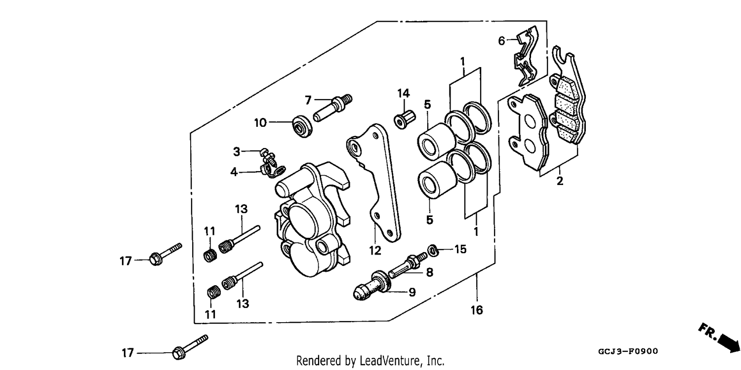 FRONT BRAKE CALIPER