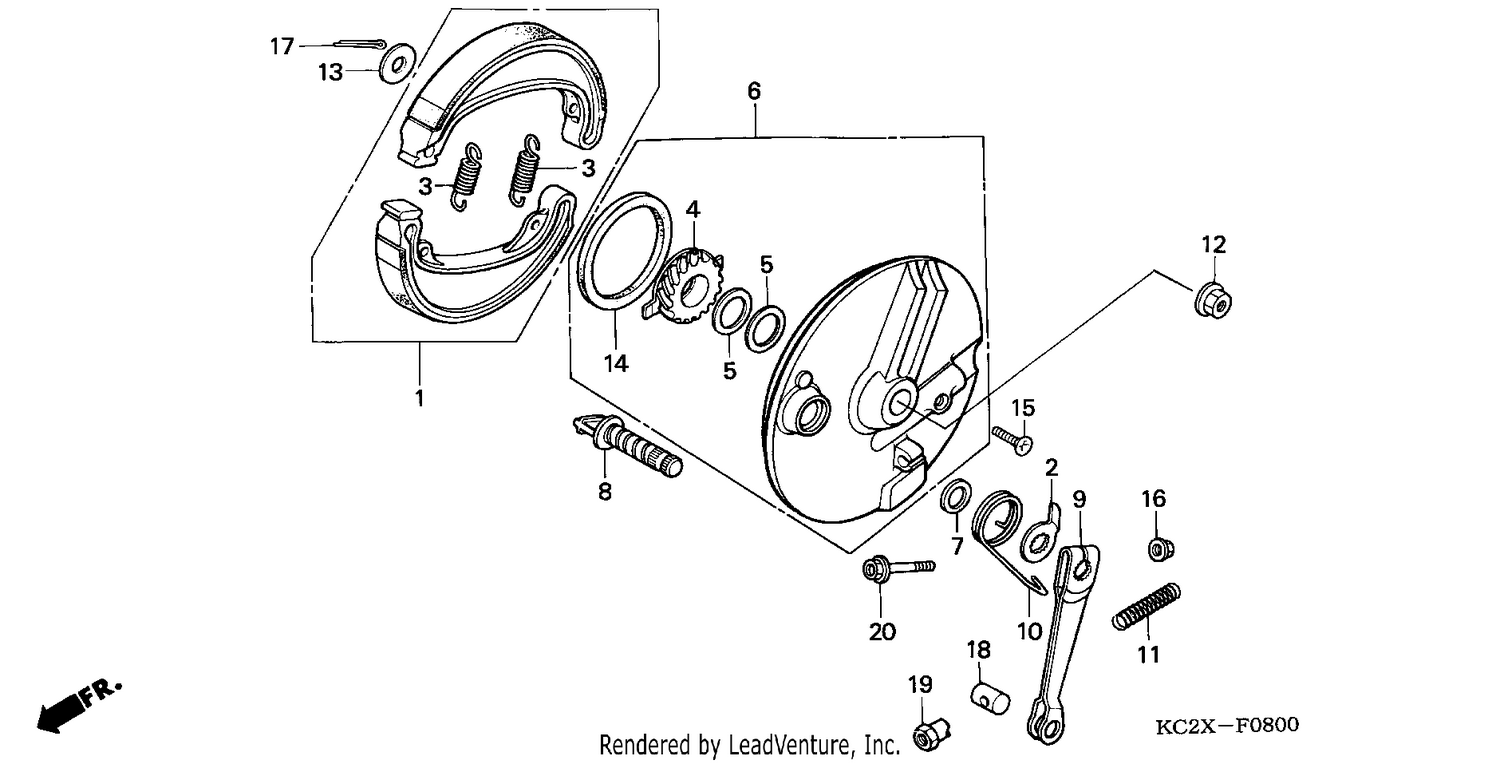 FRONT BRAKE PANEL