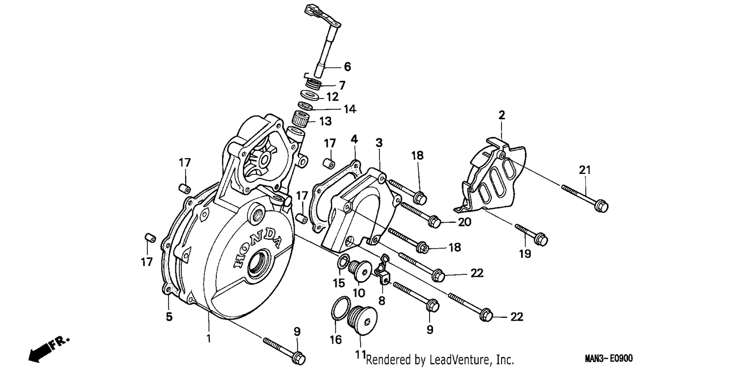 LEFT CRANKCASE COVER