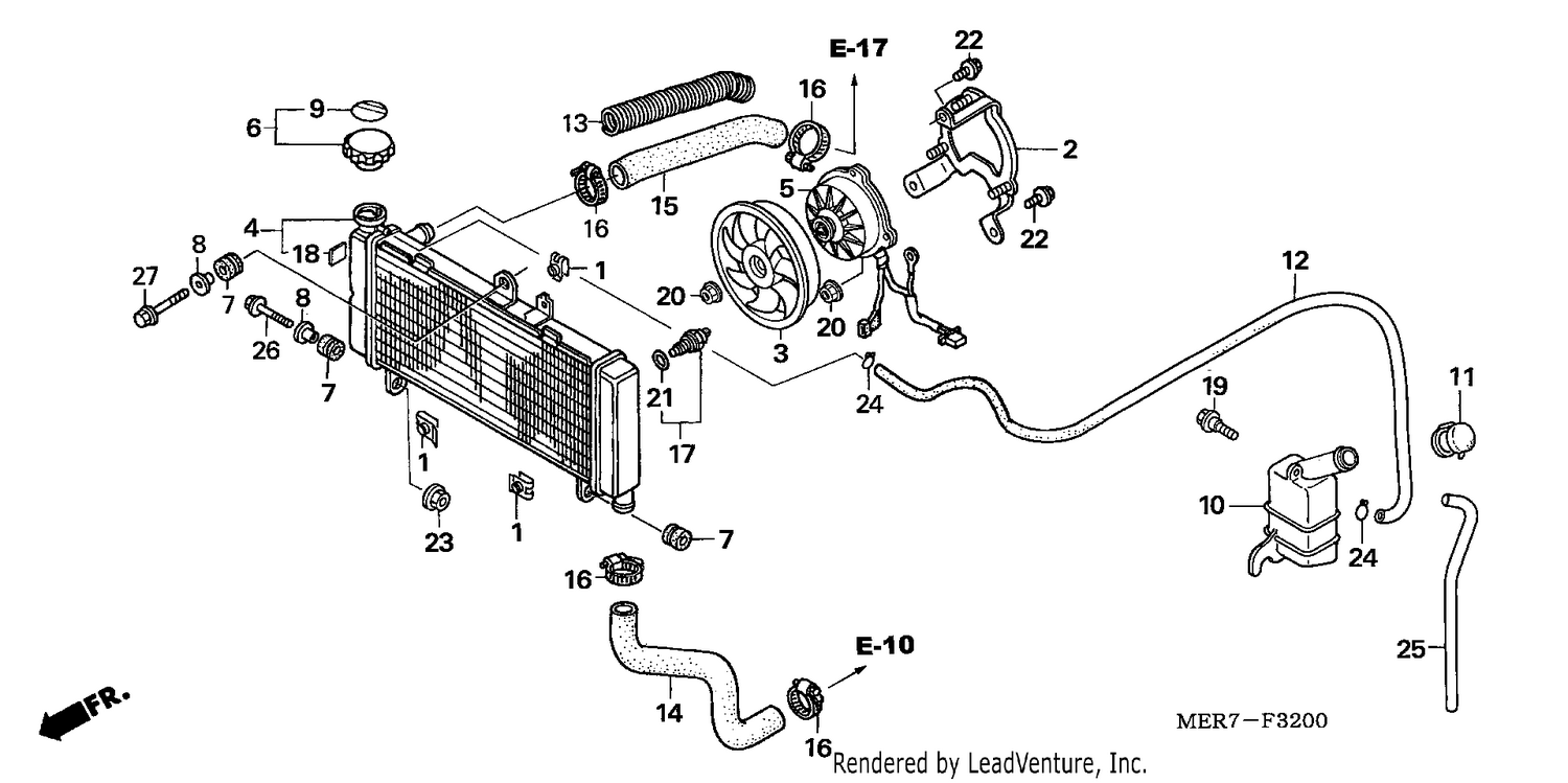 RADIATOR (CBF600S6/SA6)