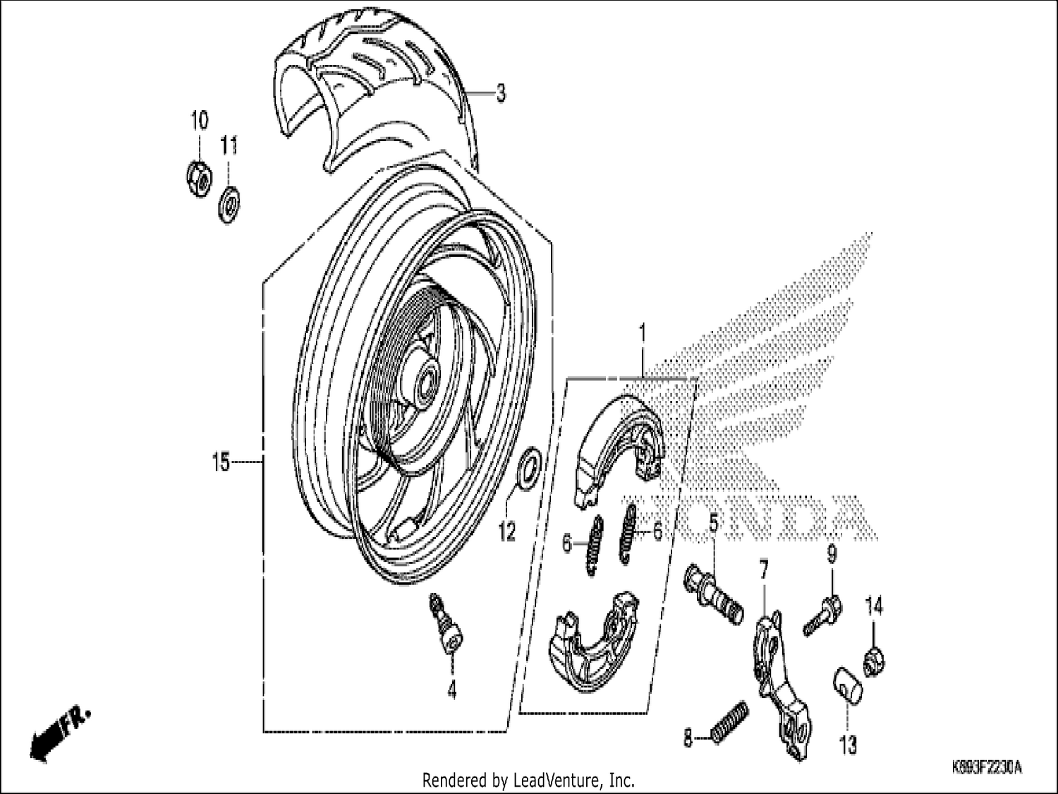  30 REAR WHEEL