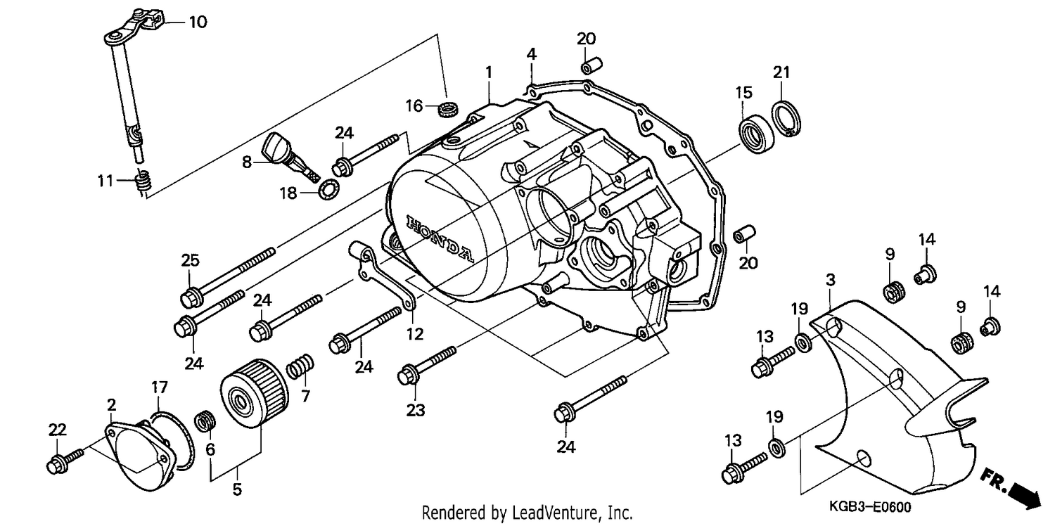 RIGHT CRANKCASE COVER