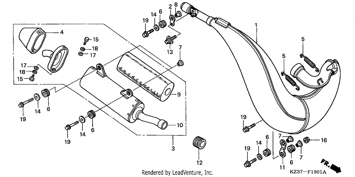 EXPANSION CHAMBER (CR250R2-4) (ED,U)