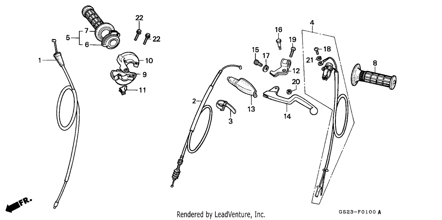 HANDLE LEVER/SWITCH/CABLE