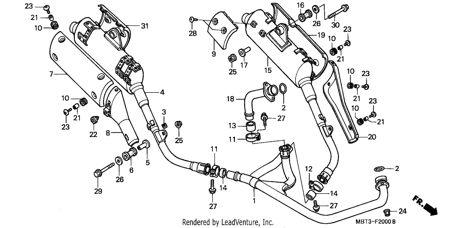 EXHAUST MUFFLER