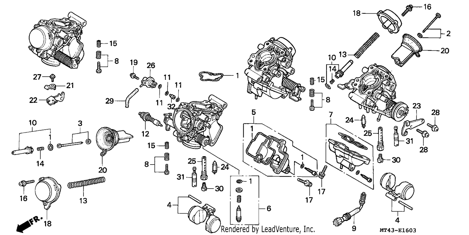 CARBURETOR (COMPONENT PARTS)