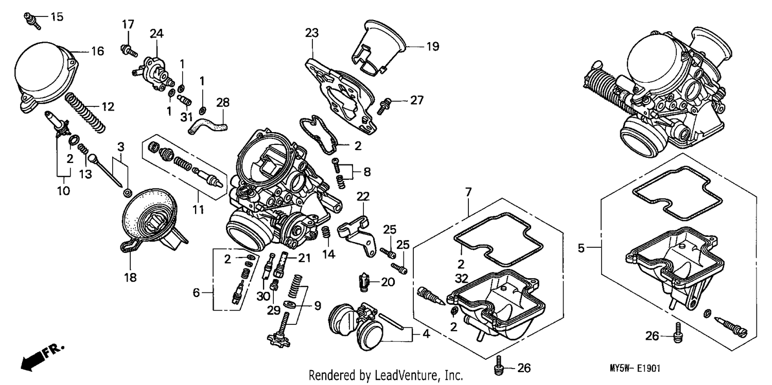 CARBURETOR (COMPONENT PARTS)