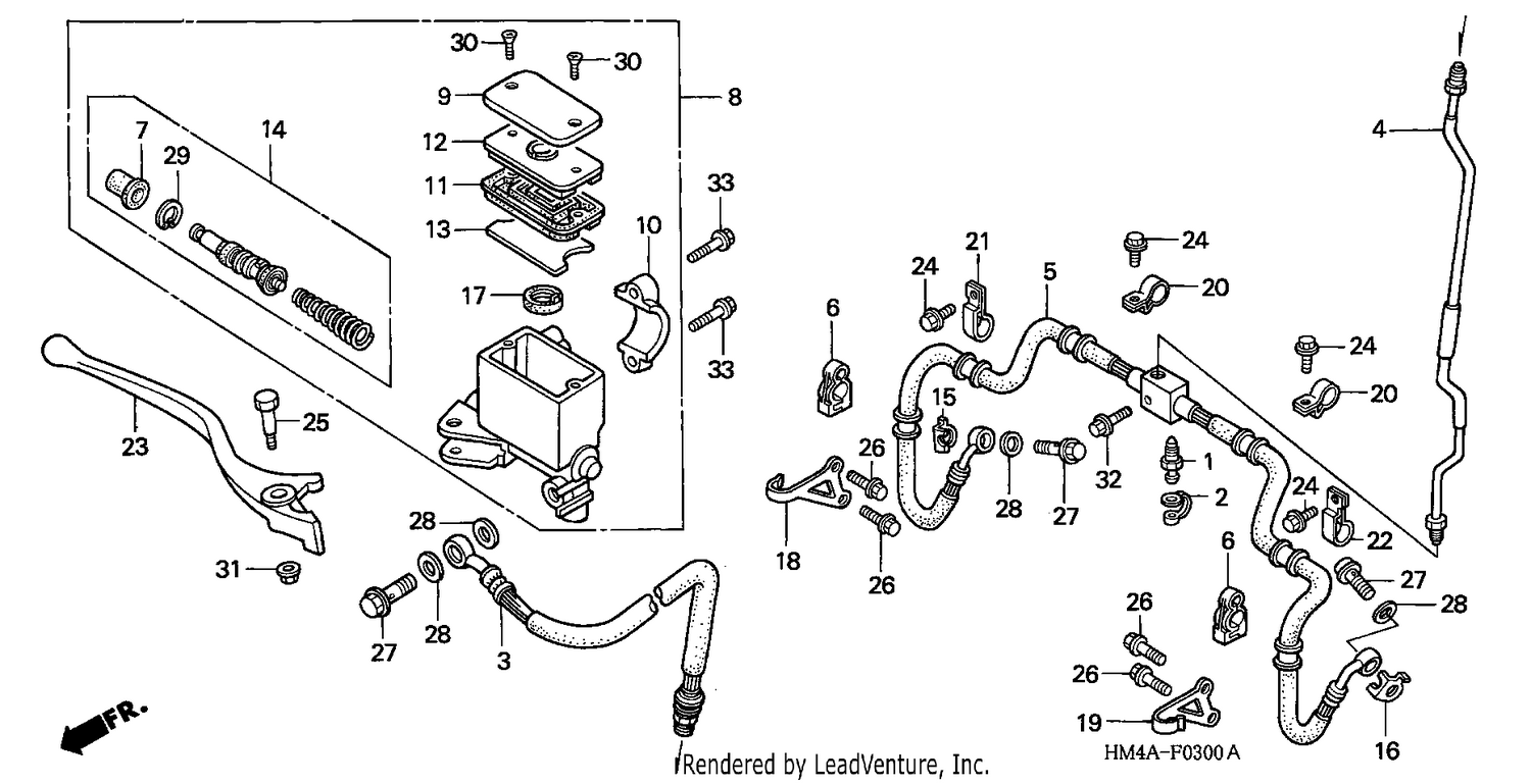 FR. BRAKE MASTER CYLINDER (1)