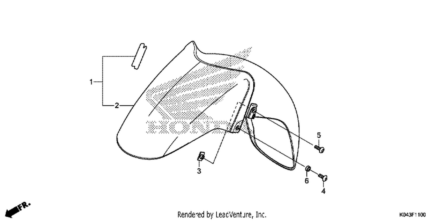  FRONT FENDER