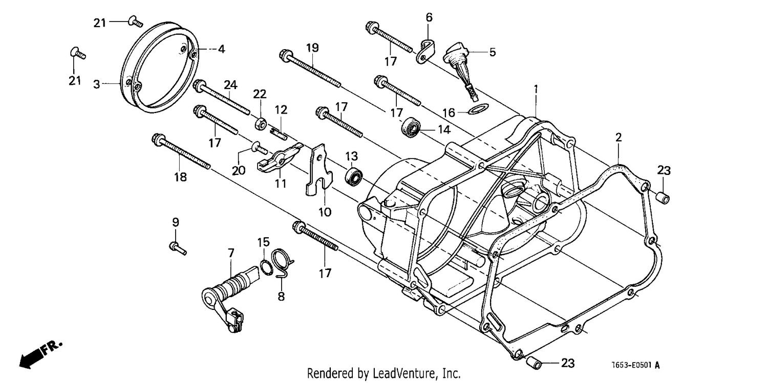 RIGHT CRANKCASE COVER (2)
