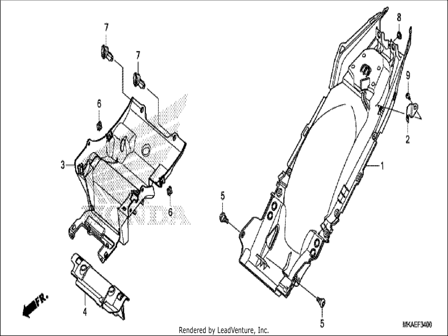  REAR FENDER