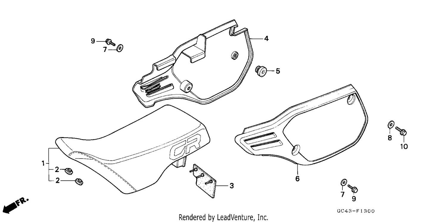 SEAT/SIDE COVER (RF/R2F/R2G/RH)