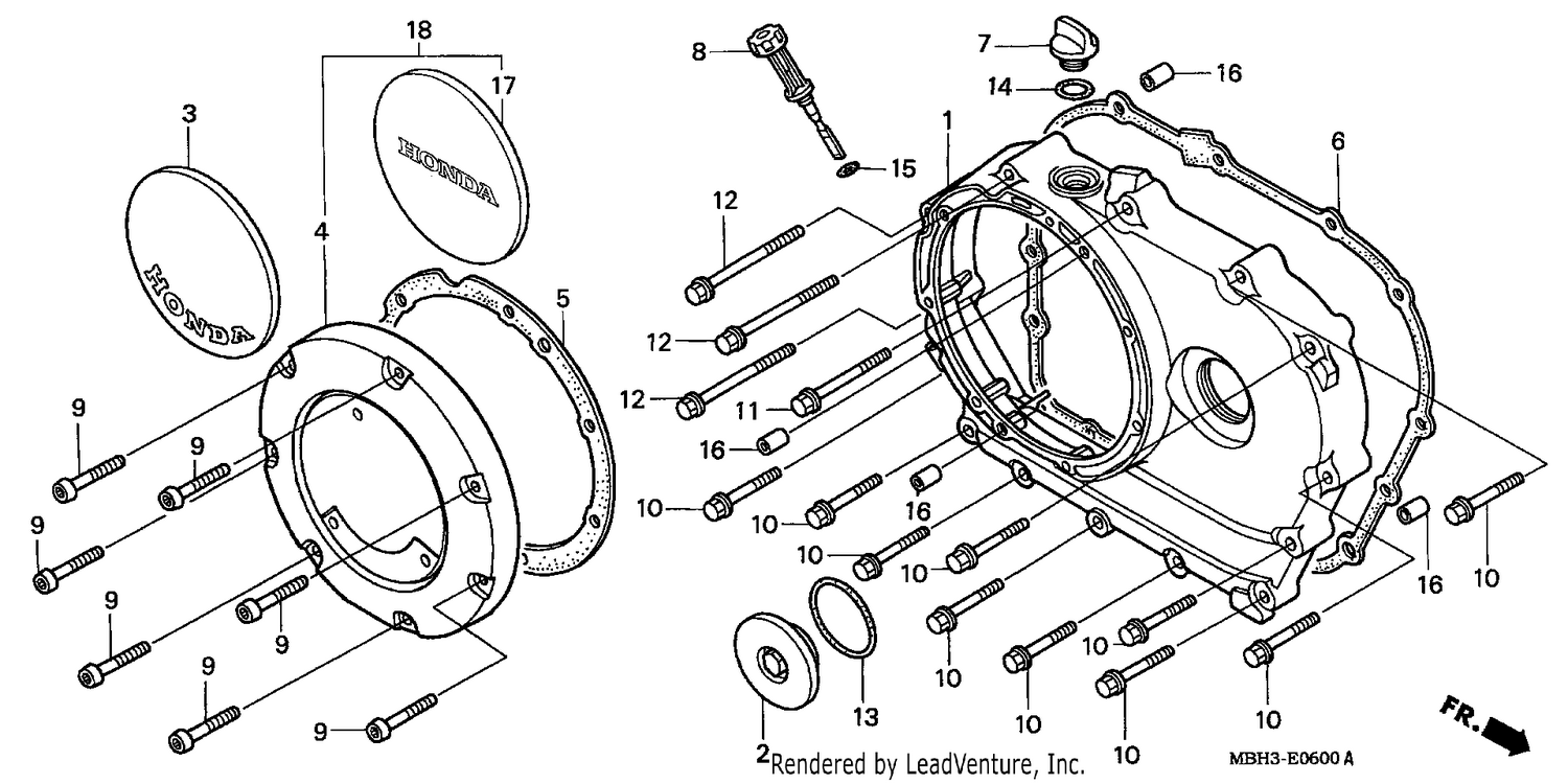 RIGHT CRANKCASE COVER