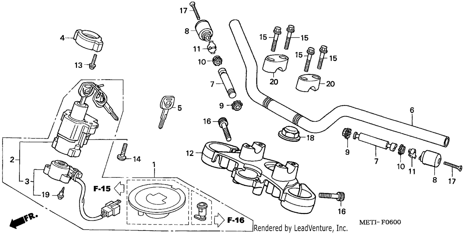 HANDLE PIPE/TOP BRIDGE