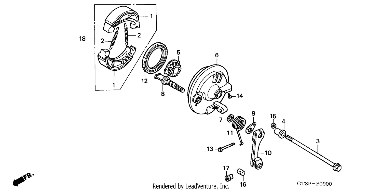 FRONT BRAKE PANEL