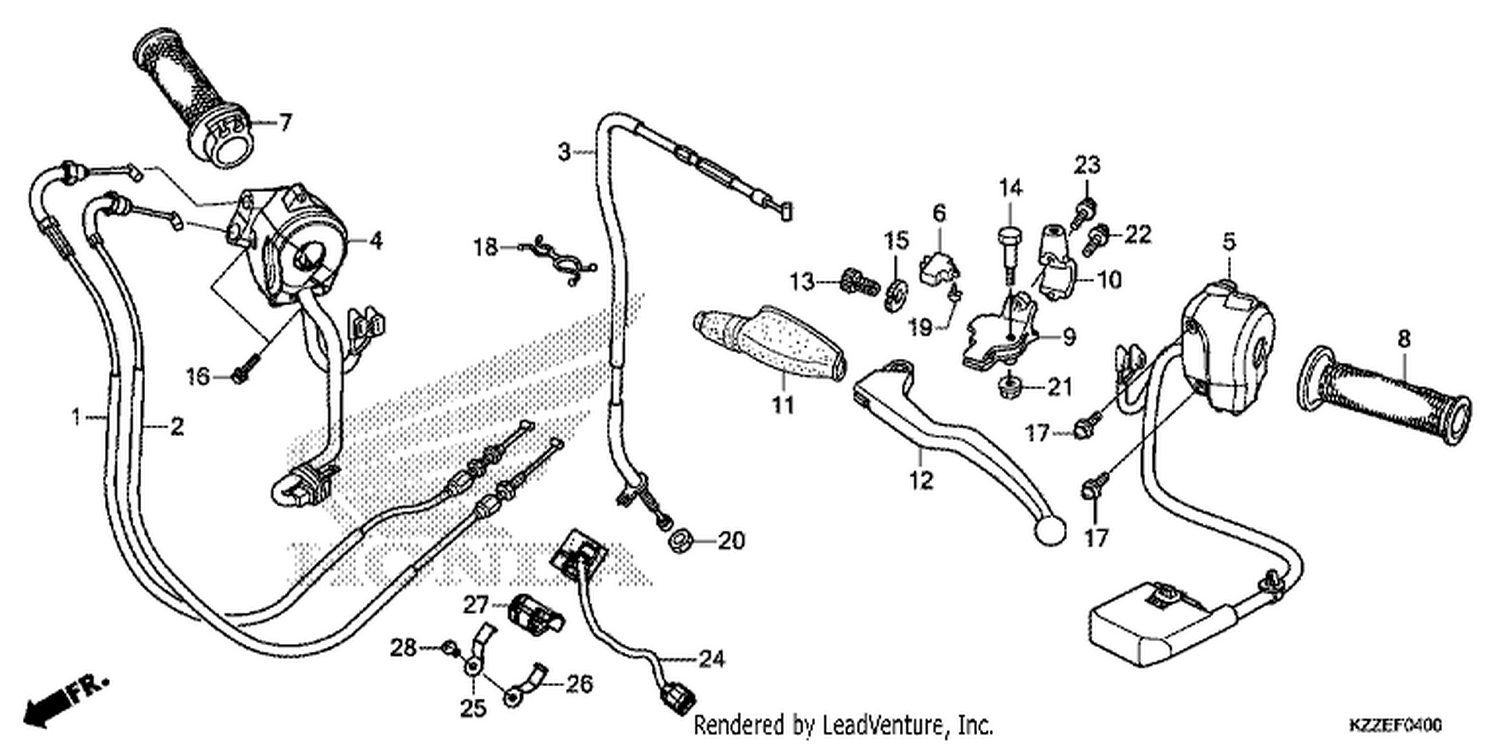  HANDLE LEVER/ SWI TCH/ CABLE