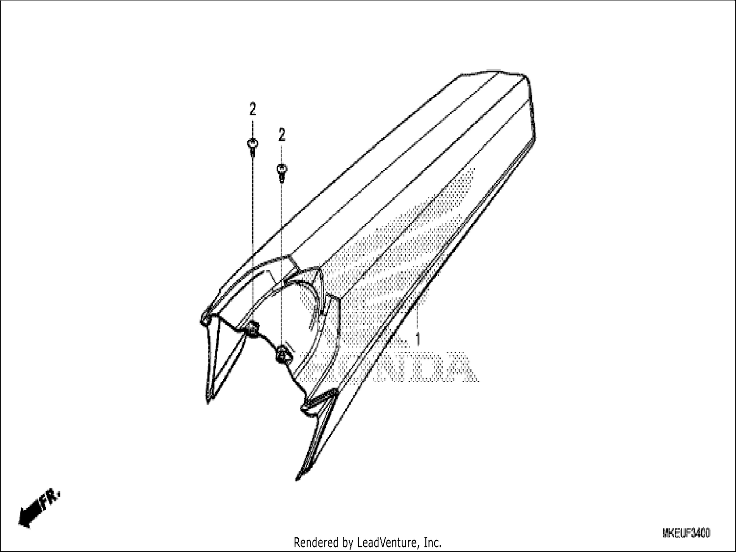  REAR FENDER