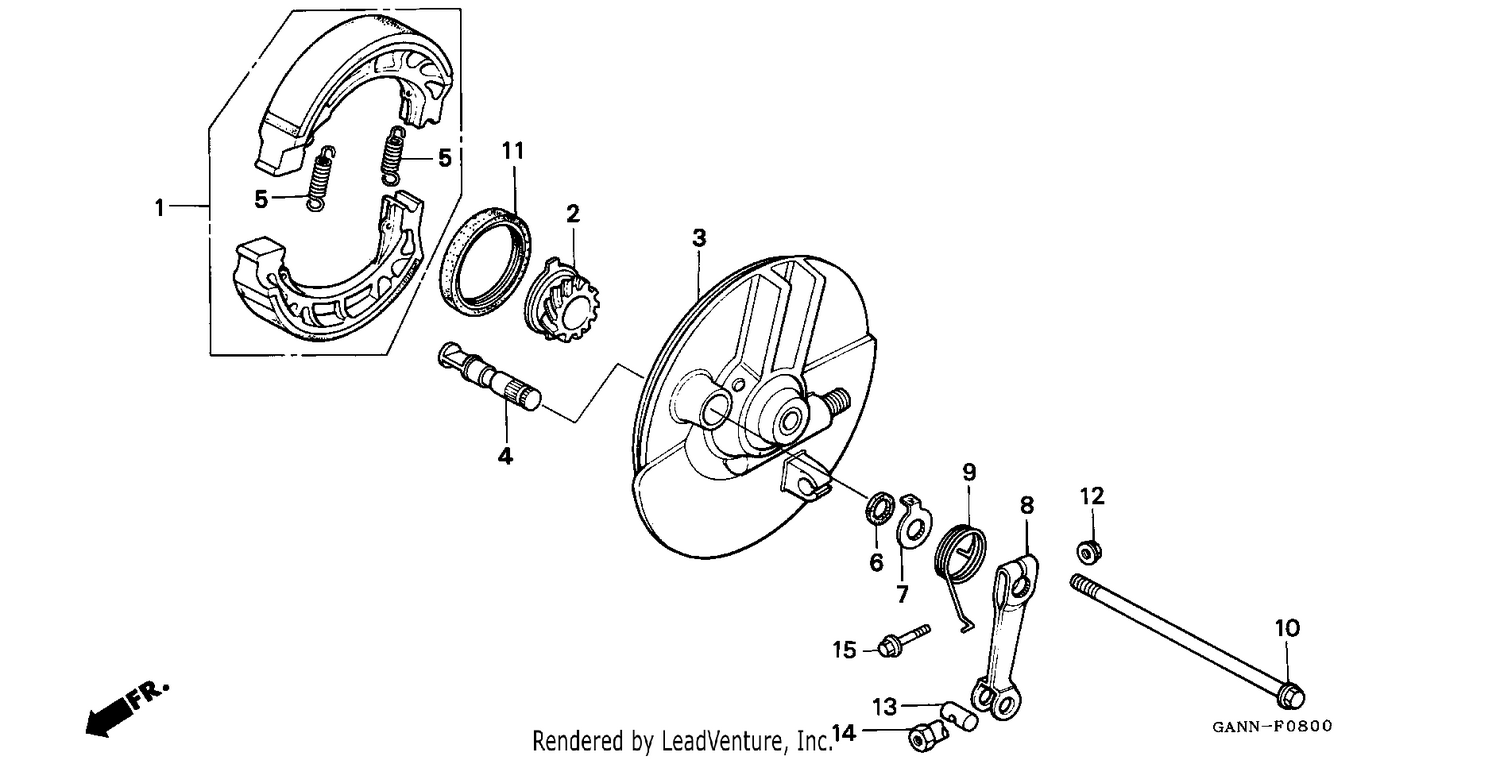 FRONT BRAKE PANEL