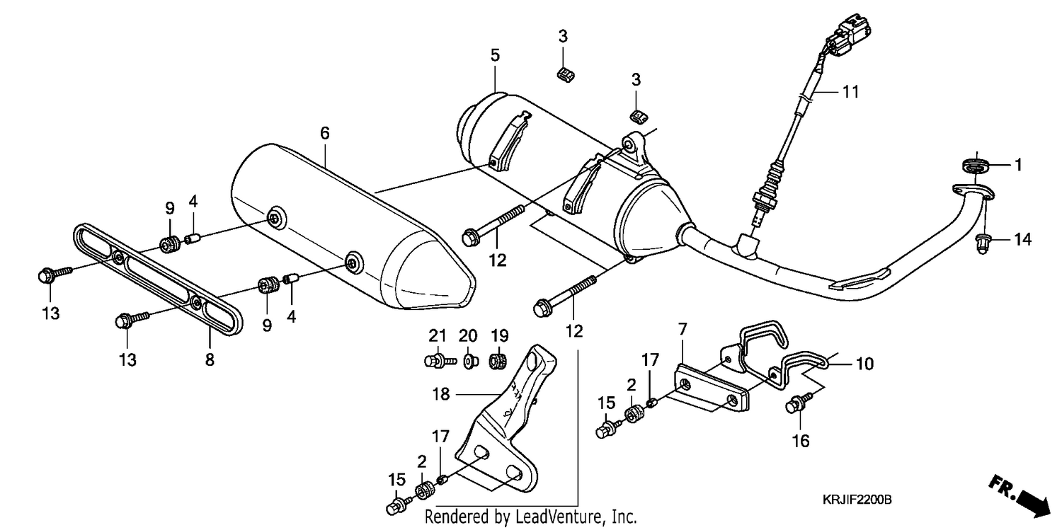 EXHAUST MUFFLER